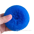 Colorful Round Plastic Mesh Cleaning Scourers